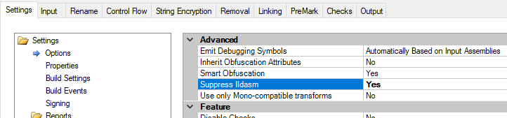 gettingstarted-config-suppressildasm.png